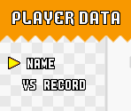 Player Data Menu - Sonic Advance