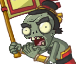 Flag Kongfu Zombie - Plants vs. Zombies 2