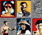 Character Select Screen - Mortal Kombat
