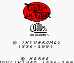 Startup Screen & Language Select Screen - Tintin in Tibet