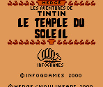Startup Screen, Language Select Screen & Menus - Tintin: Prisoners of the Sun