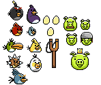 Characters & Objects (Scribblenauts DS-Style) - Angry Birds Customs