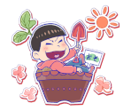 Osomatsu (Flower Pot) - Motto! New Puzz Osomatsu-san: Shinpin Sotsugyou Keikaku