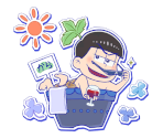 Karamatsu (Flower Pot) - Motto! New Puzz Osomatsu-san: Shinpin Sotsugyou Keikaku