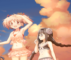 Illuminated by the Midsummer Sunset [memoria_2045] - Puella Magi Madoka Magica Side Story: Magia Record