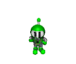 Green Bomberman - Atomic Bomberman