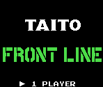 Title, Stage Clear, & Game Over Screens - Front Line (JPN)