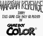Game Boy Error Message - Looney Tunes Collector: Martian Revenge