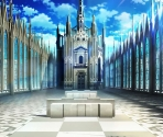 Mitakihara School Roof [bg_adv_20191] - Puella Magi Madoka Magica Side Story: Magia Record