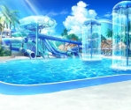 Water Park (Slides) [bg_adv_20561] - Puella Magi Madoka Magica Side Story: Magia Record