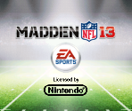 Wii Menu Banner & Icon - Madden NFL 13