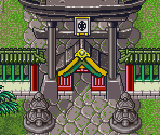 Turtle Shrine (Exterior) - Tengai Makyou Zero / Far East of Eden Zero (JPN)