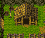 Gold Dust Village (Exterior) - Tengai Makyou Zero / Far East of Eden Zero (JPN)