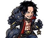 #2740 - Ace: Flame Wolf - Happy Halloween! - One Piece: Treasure Cruise