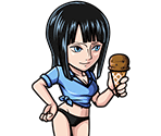 #0682 - Ice Cream-Loving Robin - One Piece: Treasure Cruise