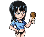 #0683 - Ice Cream-Loving Robin - Chocolate Ice Cream - One Piece: Treasure Cruise