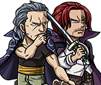 #2556 - Shanks & Beckman - Men Trying to Stop the War - One Piece: Treasure Cruise