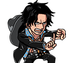 #0562 - Portgas D. Ace - Black Clad Division Commander - One Piece: Treasure Cruise