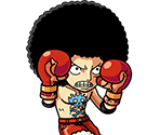 #0570 - Monkey D. Luffy - Davy Back Fight: Afro - One Piece: Treasure Cruise