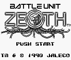 Jaleco Logo & Title Screen - Battle Unit Zeoth