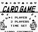 Title Screen - Card Game (JPN)