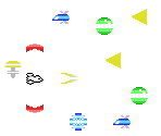 Player and Enemies - Wellen