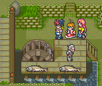 Fire Bear Shrine Town (Exterior) - Tengai Makyou Zero / Far East of Eden Zero (JPN)