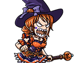 #2762 - Nami: Orange Witch - Happy Halloween! - One Piece: Treasure Cruise