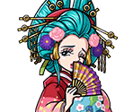 #2776 - Komurasaki the Oiran - One Piece: Treasure Cruise