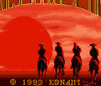 Title Screen - Sunset Riders