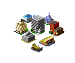 1x1 Buildings - SimCity 2000