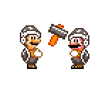 Hammer Luigi (Super Mario World-Style) - Mario Customs