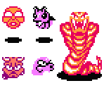 Enemies and Bosses - Adventures of Dino Riki / Shinjinrui: The New Type