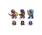 Human Characters - Crystal Warriors