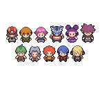 Elite Four and Gym Leaders - Pokémon Platinum