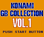 Introduction, Title Screen & Game Select Screen - Konami GB Collection Vol. 1