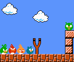 Characters & Objects (Super Mario Bros. 1 NES-Style) - Angry Birds Customs