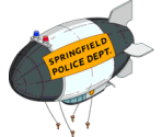 SPD Blimp - The Simpsons: Tapped Out