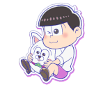 Todomatsu (Dog Matsu Collaboration) - Motto! New Puzz Osomatsu-san: Shinpin Sotsugyou Keikaku