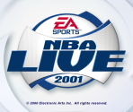 Copyright & Title Screens - NBA Live 2001