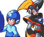 Character Select - Mega Man & Bass / Rockman & Forte (JPN)