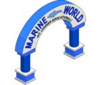 Marine World Sign - The Simpsons: Tapped Out