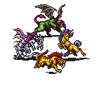 FFI Monsters - Pictlogica Final Fantasy