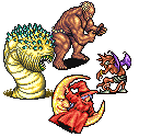 FFV Monsters - Pictlogica Final Fantasy