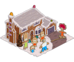 Gingerbread Simpsons House - The Simpsons: Tapped Out