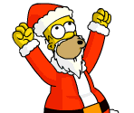 Santa Homer - The Simpsons: Tapped Out
