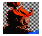 Akuma Continue Portraits - Street Fighter Customs