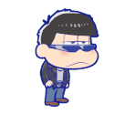 Ichimatsu (Karamatsu Cosplay) - Osomatsu-san's Casual Neet Sugoroku Journey