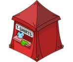 Whacking T-Shirt Stall - The Simpsons: Tapped Out