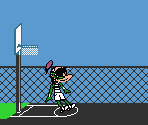 Basketball Court - The Powerpuff Girls: Paint the Townsville Green